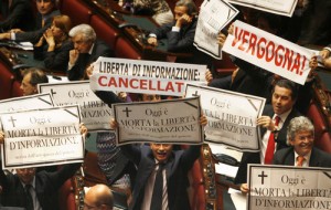 Proteste per l'approvazione del DDL sulle intercettazioni